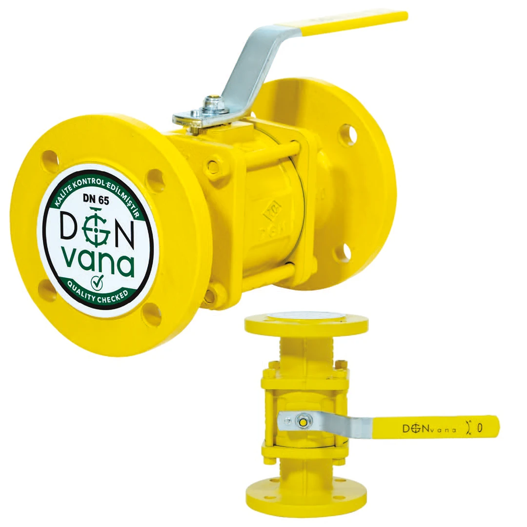 DN 65 - Natural Gas Ball Valve (3 Pieces)
